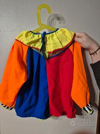 Vestito carnevale clown 4/5 anni