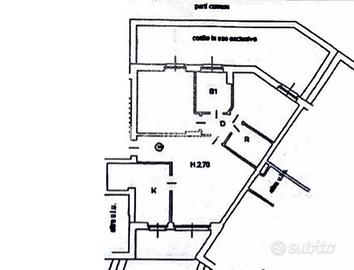 3 LOCALI CON GIARDINO E BOX