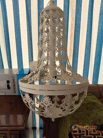 Lampadario stile shabby chic / vintage