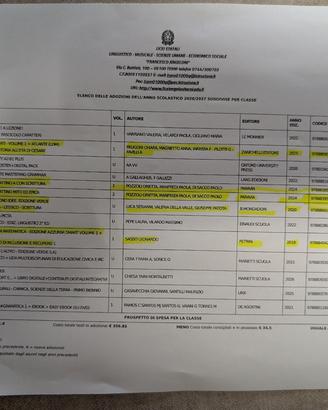 LIBRI SCOLASTICI USATI LICEO ANGELONITERNI 