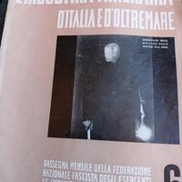 rivista mineraria col Duce in prima pagina 1937 