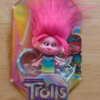 NUOVA bambola, pupazzo Mattel Trolls, rosa