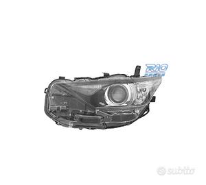 FARO LED SINISTRO TOYOTA AURIS 15-19 FONDO NERO