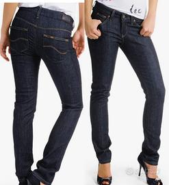 jeans Lee Norma W30 L33 nero grigio 