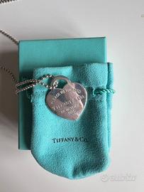 TIFFANY heart tag cuore grande argento