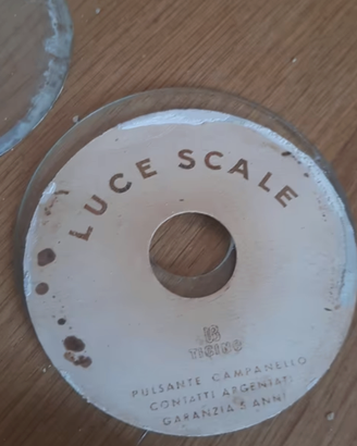 interruttori vintage probabilmente anni '40.