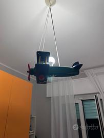 lampadario ragazzi aeroplano