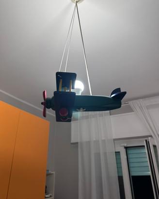 lampadario ragazzi aeroplano