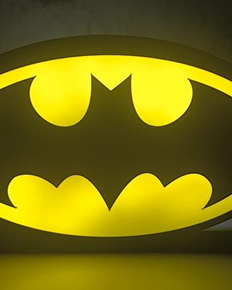 Lampada Led logo Batman Insegna Lightbox