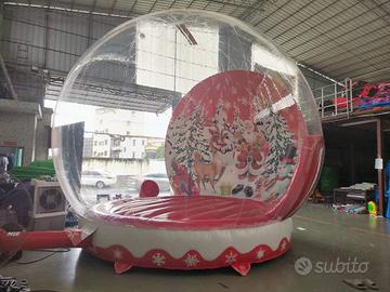 Sfera gonfiabile natalizia snow globe diam 5 metri