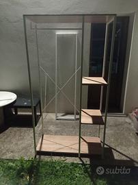 Armadio a vista tre pezzi