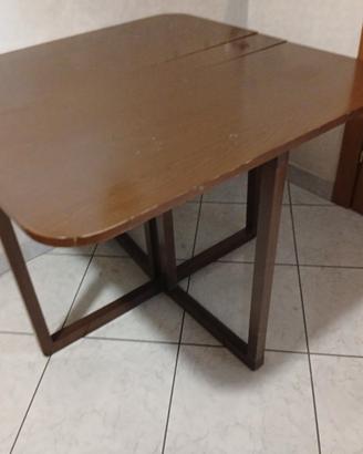 Tavolo/consolle pieghevole in legno