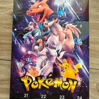 Calendario avvento con 24 mini giochi pokemon