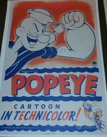Manifesto vintage Popeye