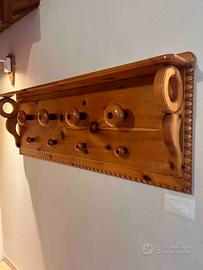 Appendiabito in legno massello