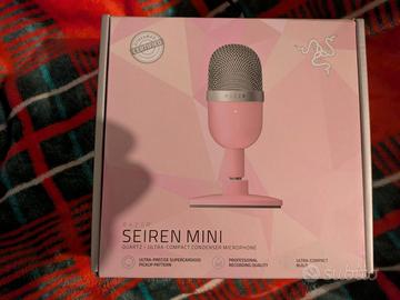 Razer Seiren Mini - USB Microfono Rosa mai usato