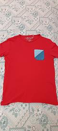 T-shirt Cotton&Silk Rossa Jeans 100% Cotone