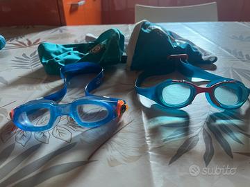 Occhiali + cuffie nuoto bambini
