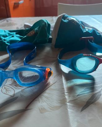 Occhiali + cuffie nuoto bambini