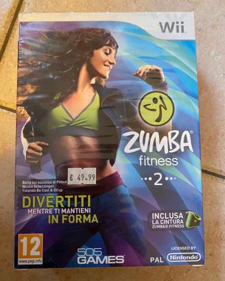 Gioco Wii Zumba Fitness 2 con cintura