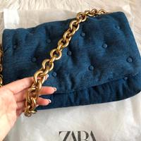 Zara denim catena oro