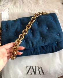 Zara denim catena oro