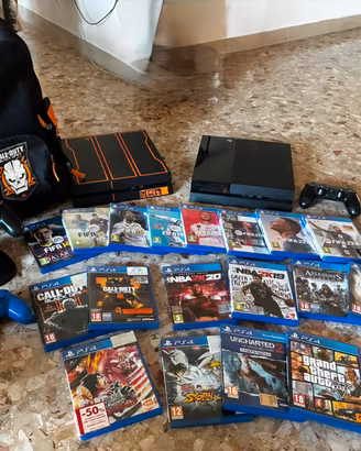 PlayStation 4 con giochi PlayStation 4