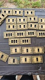 placca ottone interutore vitange