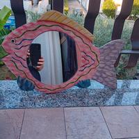 specchio a forma di pesce