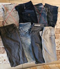 Lotto pantaloni e jeans donna vari marchi