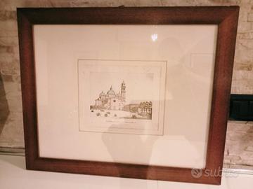 Stampa antica firmata in lastra Chevalier Pietro