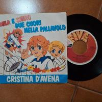 Vinile 45 giri vintage C. D'Avena Mila e Shiro