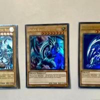 Set x3 Drago bianco occhi blu Yugioh