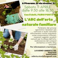 🌱 CORSO L'ABC DELL'ORTO NATURALE FAMILIARE