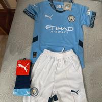 Kit Manchester city home 24/25 bambino 4/5 anni