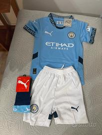 Kit Manchester city home 24/25 bambino 4/5 anni