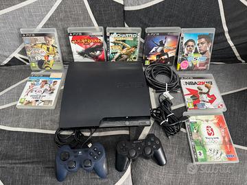 Playstation 3 Slim 120 GB Completa + 8 Giochi