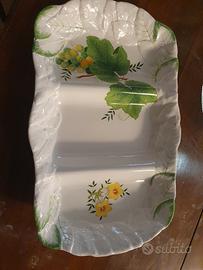 piatto da antipasti ceramica dipinta a mano