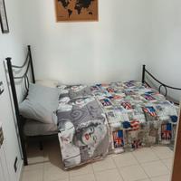 Letto materasso giro letto in ferrobattuto 120x190
