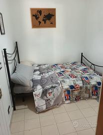 Letto materasso giro letto in ferrobattuto 120x190