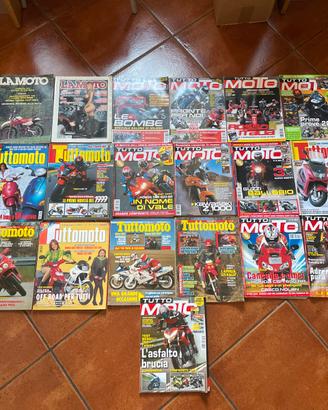 Lotto 19 riviste tutto moto-la moto-varie annate