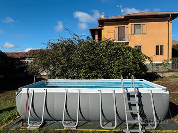 Piscina Bestway 549x274x122cm grigia
