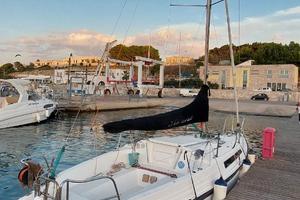 Vela con deriva mobile carrellabile