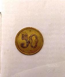 Crema,GettoneCent.50 pasticceria Cremonesi,1930-45