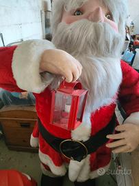 Babbo Natale alto 1.70 con lanterna  funzionante