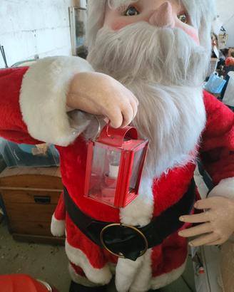 Babbo Natale alto 1.70 con lanterna  funzionante
