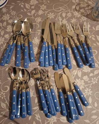 Posate acciaio inox nuove