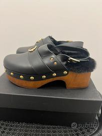 Zoccoli/sabot Ottod’Ame in vera pelle