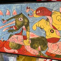 Quadro replica Joan Miró Ubu Roi VIII del 1966