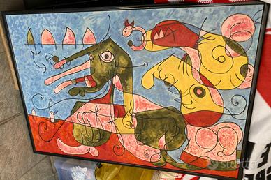 Quadro replica Joan Miró Ubu Roi VIII del 1966